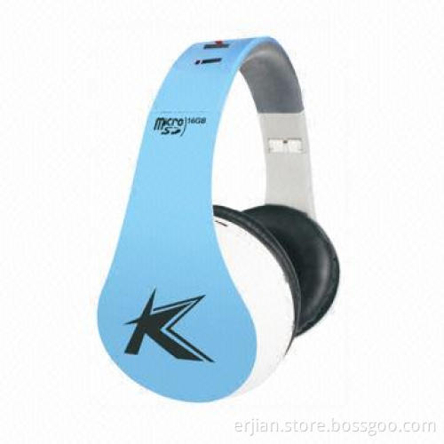 Hot-selling Stereo Bluetooth Headset with MP3 Player, Built-in 400mAh Rechargeable Lithium Battery